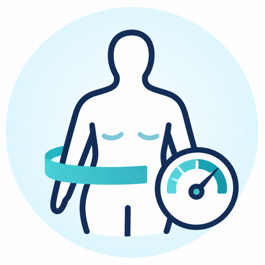 Illustration de l’évaluation de l’IMC avant une chirurgie bariatrique